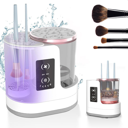 Electric Makeup Brush Cleaner – Deep Cleans & Dries in Seconds (USB Rechargeable)