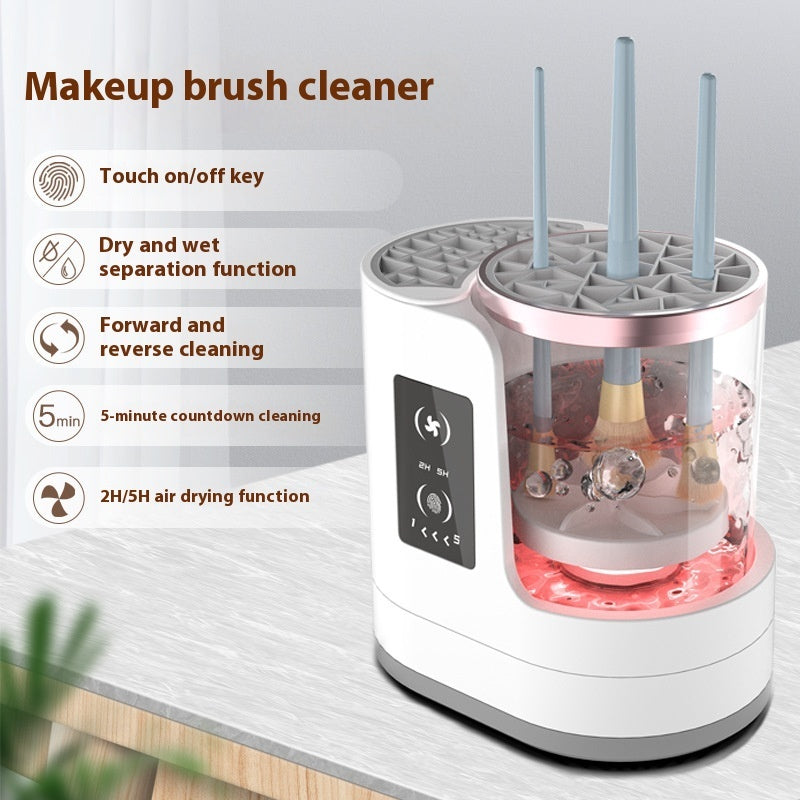 Electric Makeup Brush Cleaner – Deep Cleans & Dries in Seconds (USB Rechargeable)